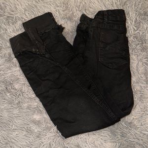Stretchy black jeans